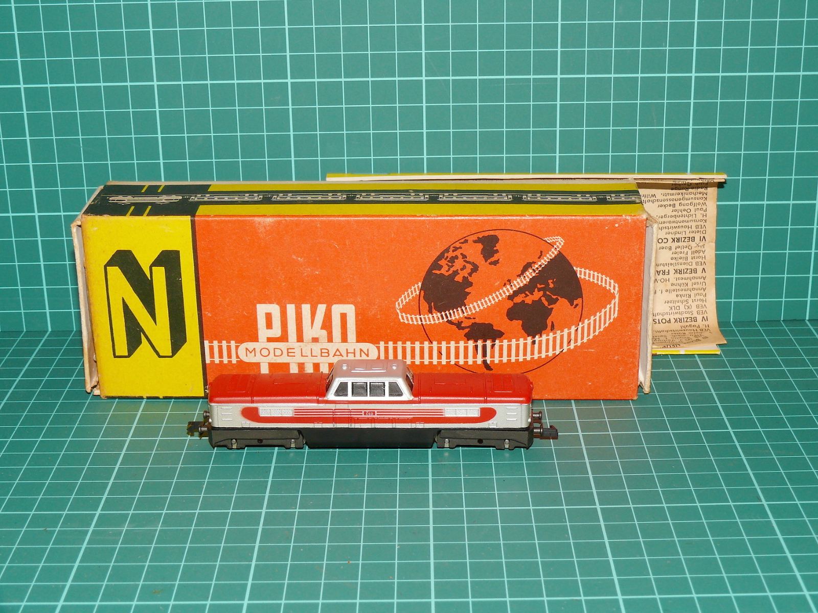 Piko N - Dieselová lokomotiva řady T 435 „Hektor“ / V 75 ČSD s krabičkou a návodem (1:160) - kat. č. 5/4106 – N