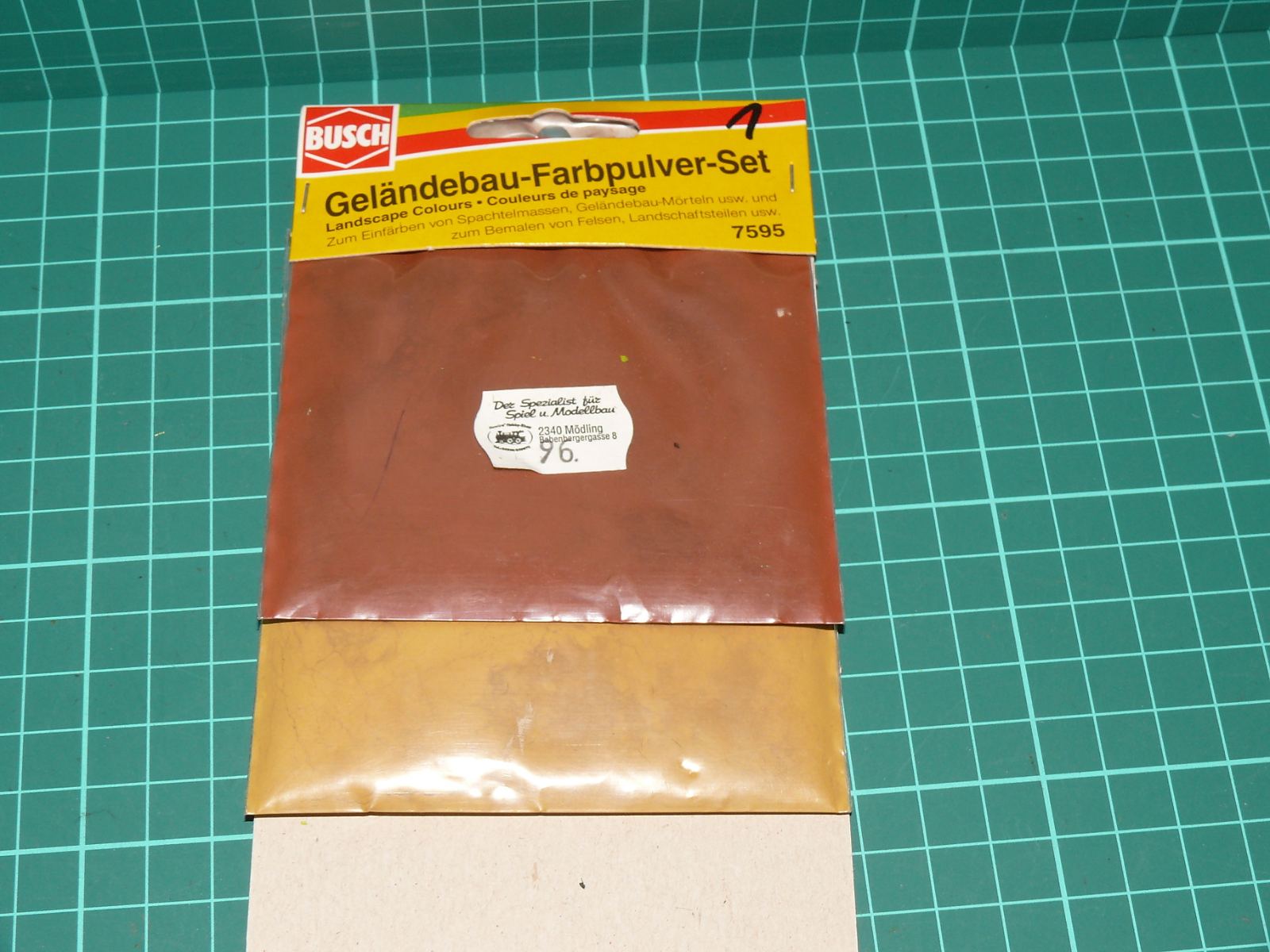 Busch 7595 - Sada krajinářských barvicích práškových pigmentů (Geländebau-Farbpulver-Set) – Ostatní