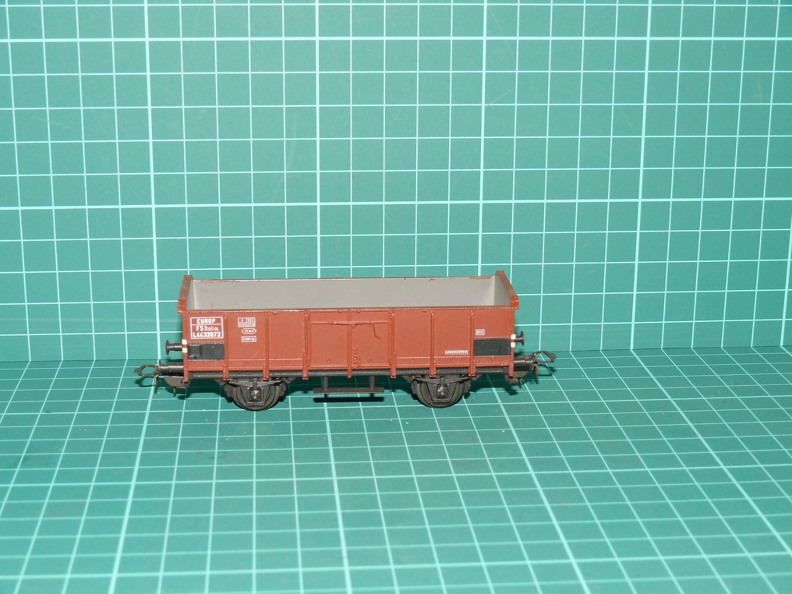 PIKO H0 – Dvounápravový otevřený nákladní vůz řady L (EUROP) FS Italia (Ep. III) – H0