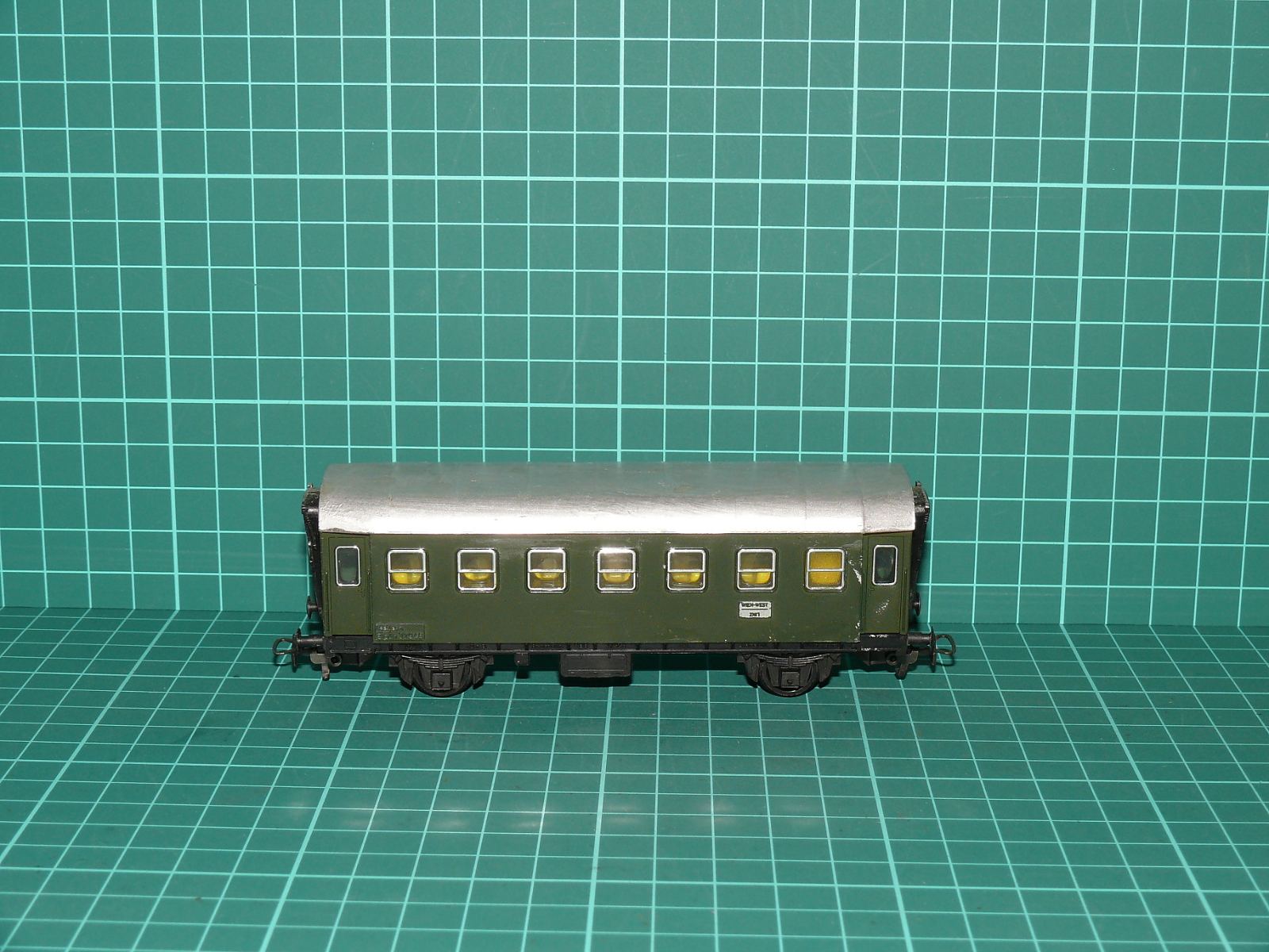 Kleinbahn H0 – Dvounápravový osobní vůz Bi "Spantenwagen" ÖBB (Wien-West – Linz) – H0