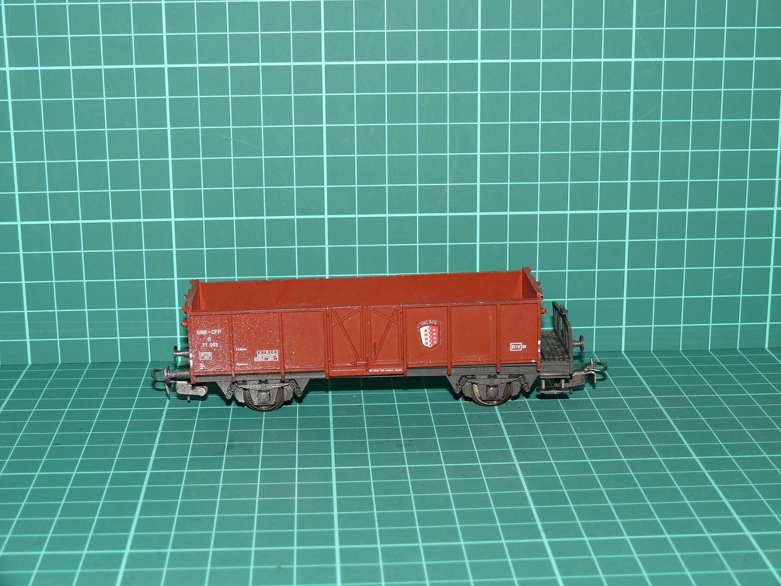 Märklin H0 – Dvounápravový otevřený nákladní vůz O "VALAIS" SBB-CFF (Ep. III/IV) – H0