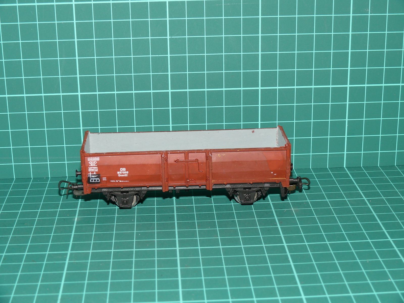 FLEISCHMANN H0 – Dvounápravový otevřený nákladní vůz Omm 52 DB (kat. č. 5200 / DB 867 608) – H0