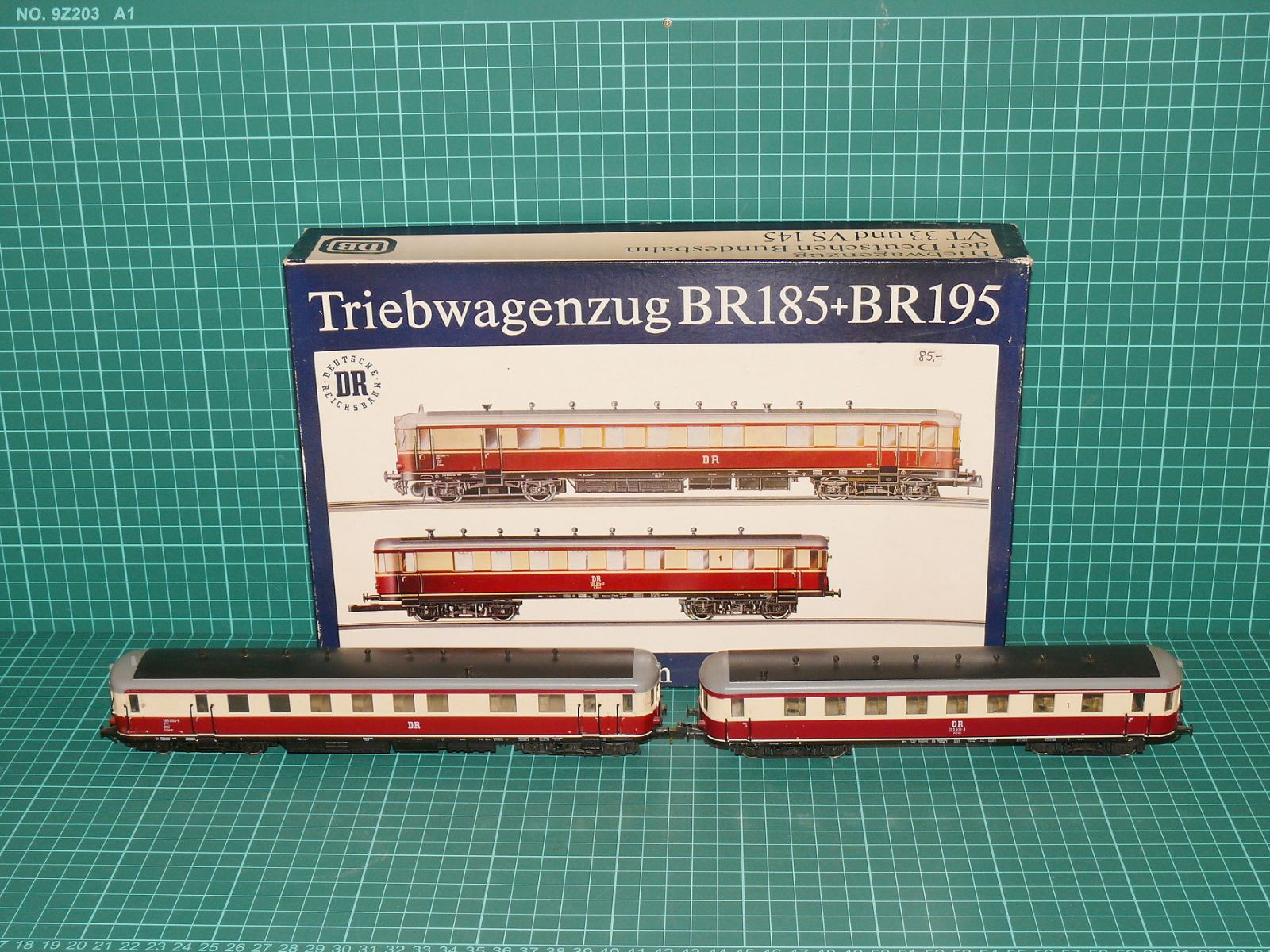 PIKO H0 – Motorová jednotka Triebwagenzug BR 185 + BR 195 DR (kat. č. 5/0732/010, ex VT 137 / VS 145, OVP) – H0