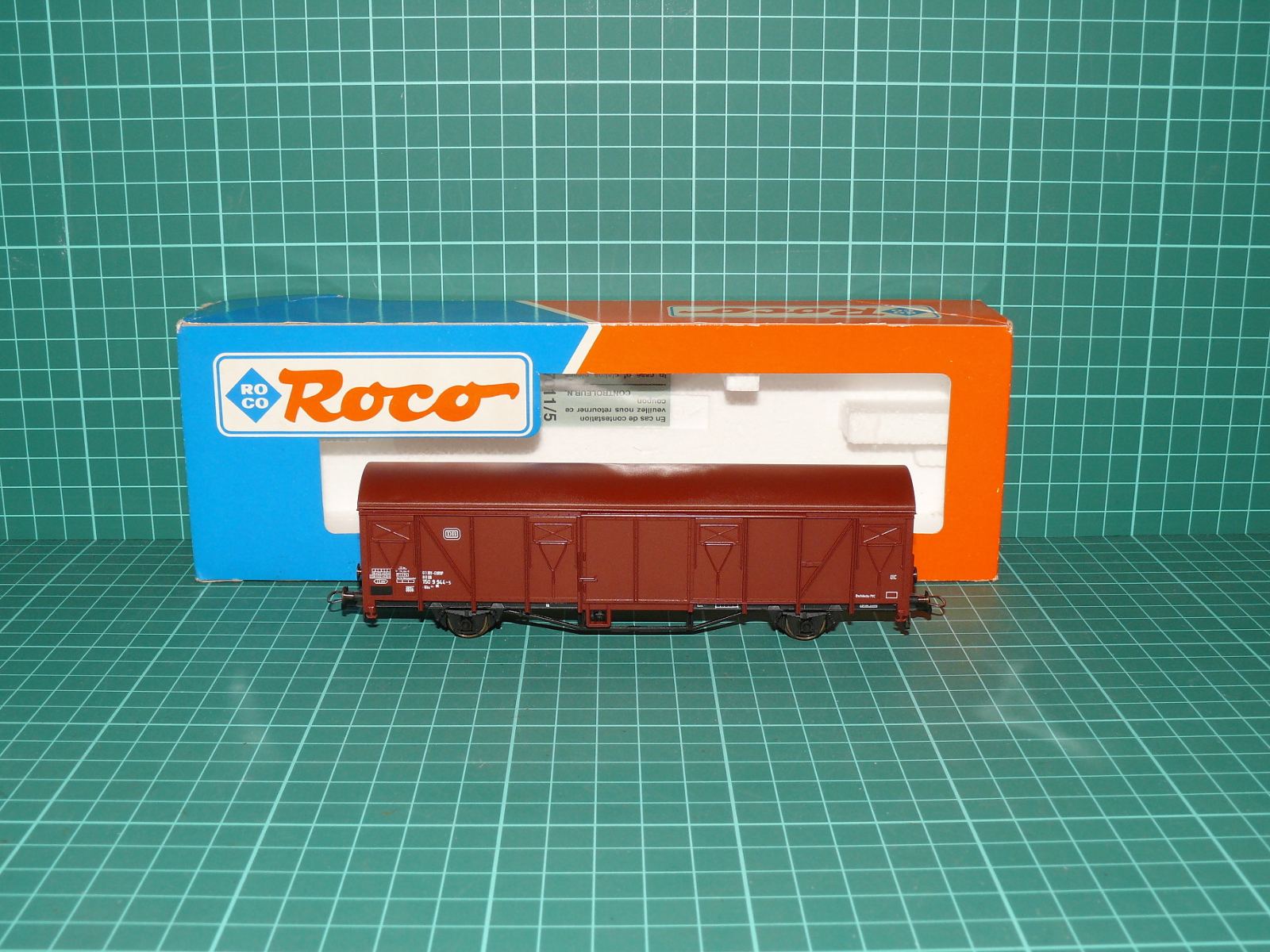 Roco H0 – Dvounápravový velkoprostorový krytý nákladní vůz Gos-uv 245 DB (kat. č. 46411, OVP) – H0