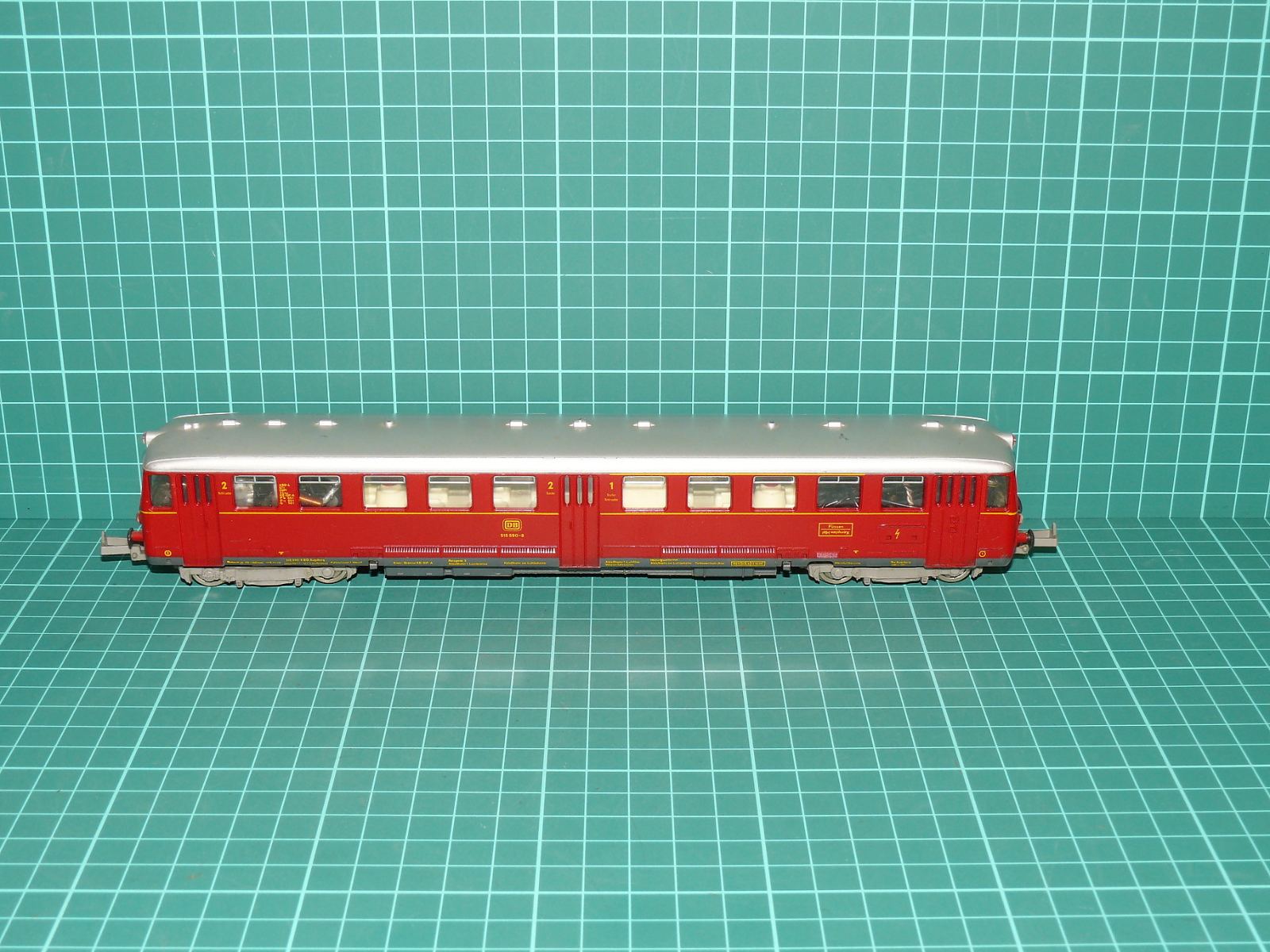 Lima H0 – Akumulátorový motorový vůz BR 515 591-6 DB „Akku-Triebwagen“ (kat. č. 208144 / 149727, DC analog) – H0