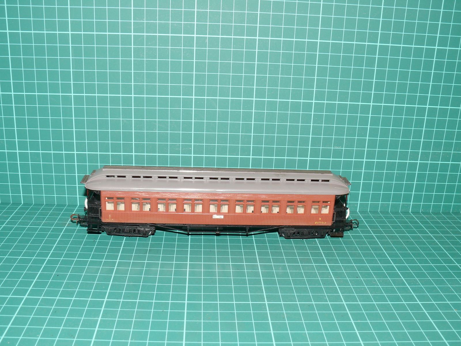 POCHER H0 – Čtyřosý osobní vůz „Old Time“ se světlíkovou střechou #35, Union Pacific (UP) – H0