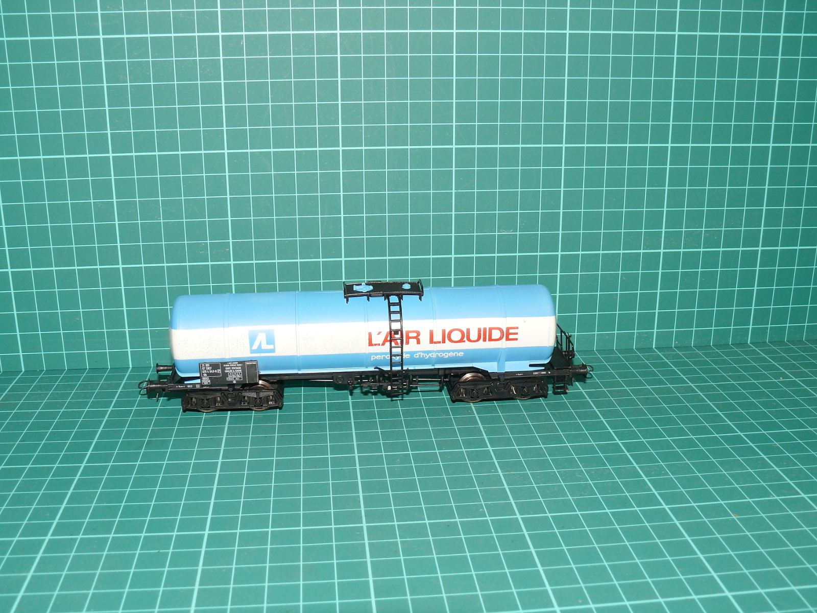 ROCO H0 – Čtyřosý kotlový vůz Zas [Uhk] „L'AIR LIQUIDE“, SNCF – H0