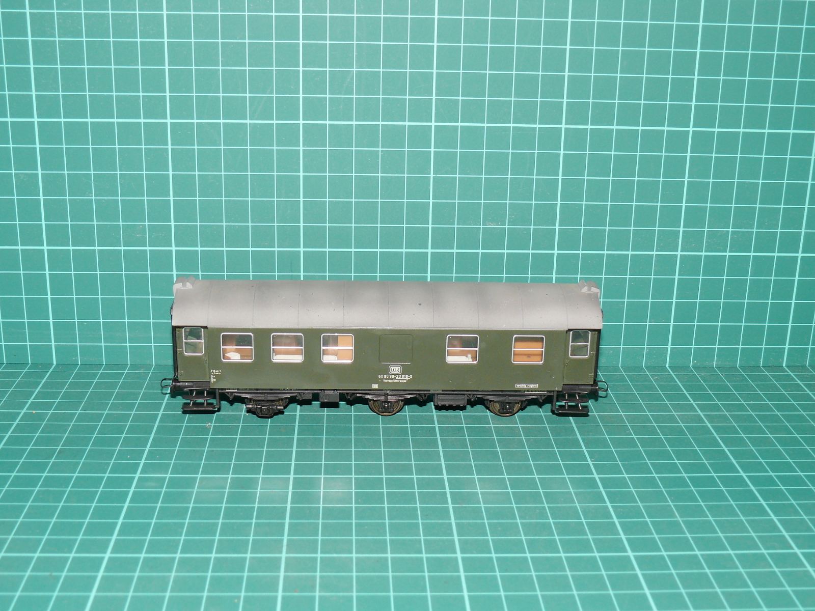 Roco H0 - Třínápravový přestavbový vůz (Umbauwagen) řady B3yg DB, ep. IV – H0