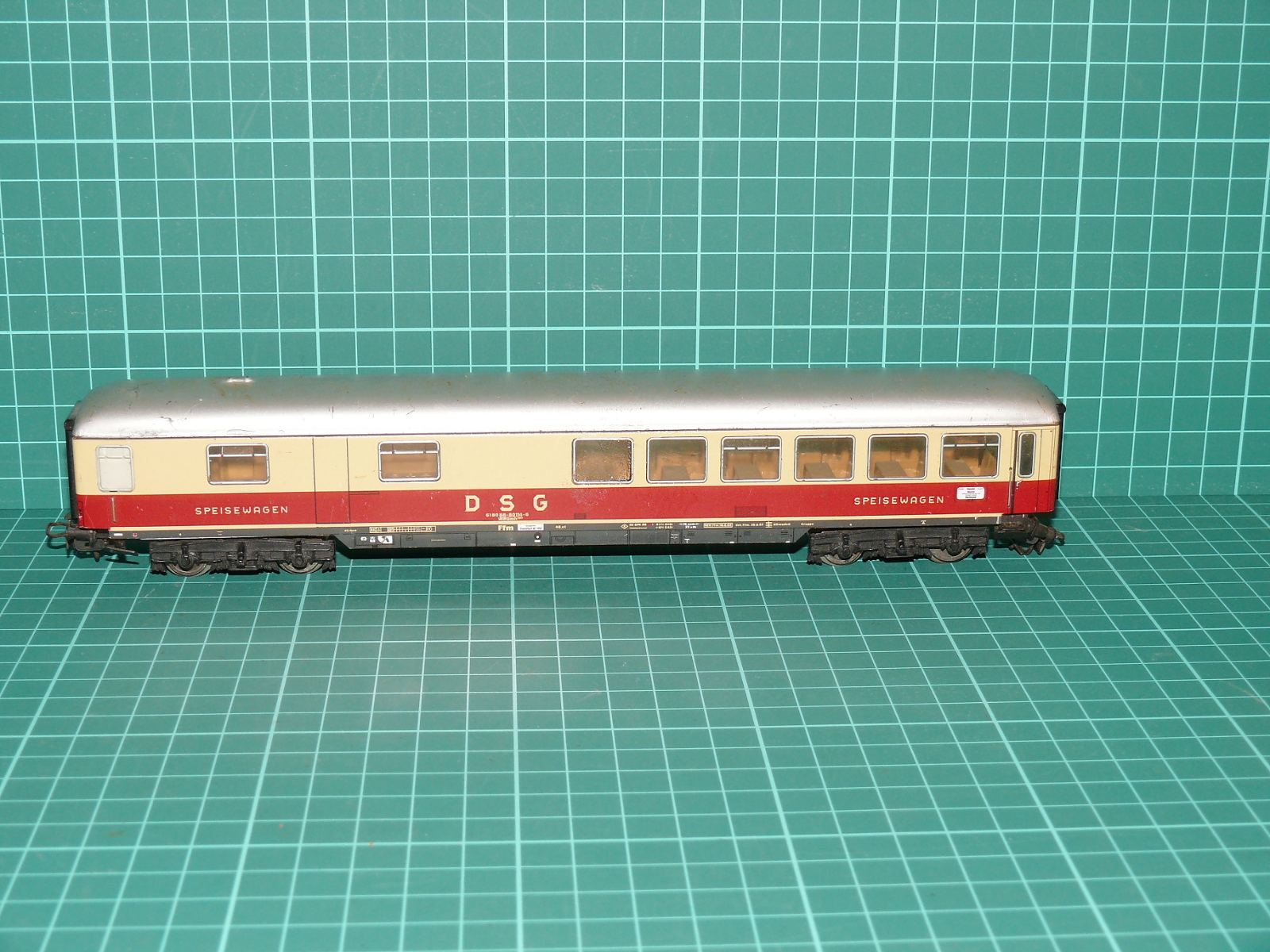 Märklin H0 - Jídelní vůz DSG "Speisewagen" TEE / DB (kovový / Blechwagen) – H0