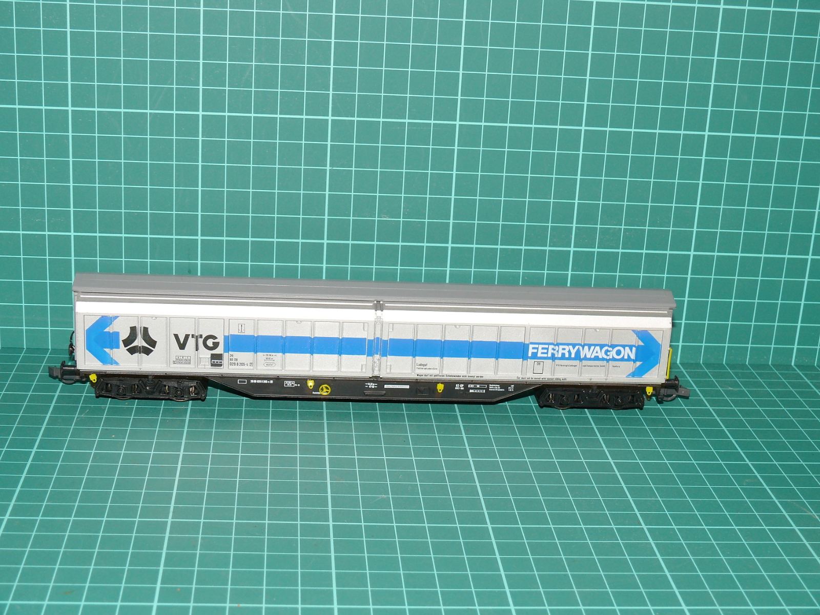 Roco H0 - Čtyřnápravový posuvkový vůz Habbins "VTG Ferrywagon" (art. 47120) – H0