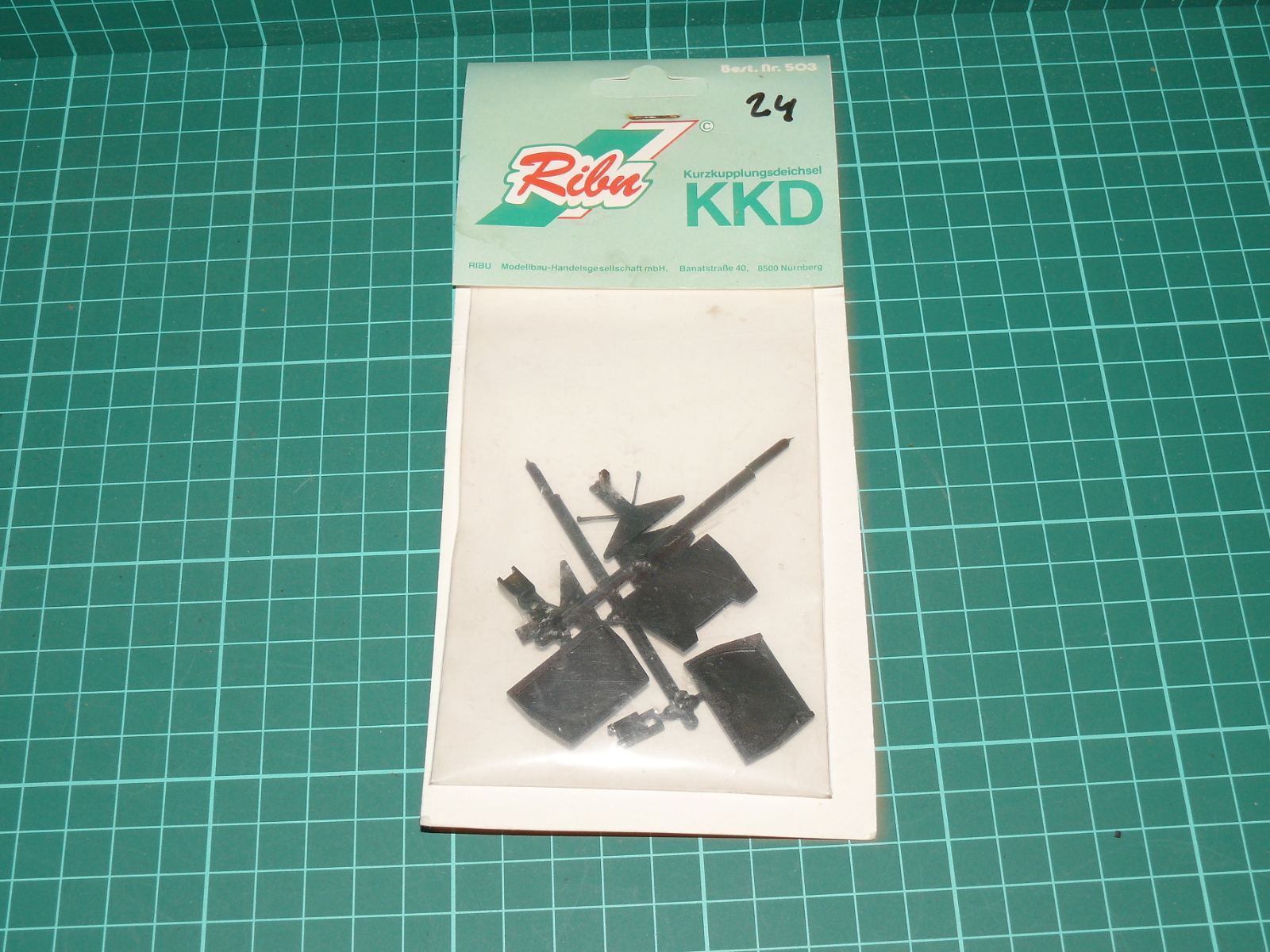 RIBU H0 - Kinematika krátkého spřáhla KKD (Best.-Nr. 503) – H0