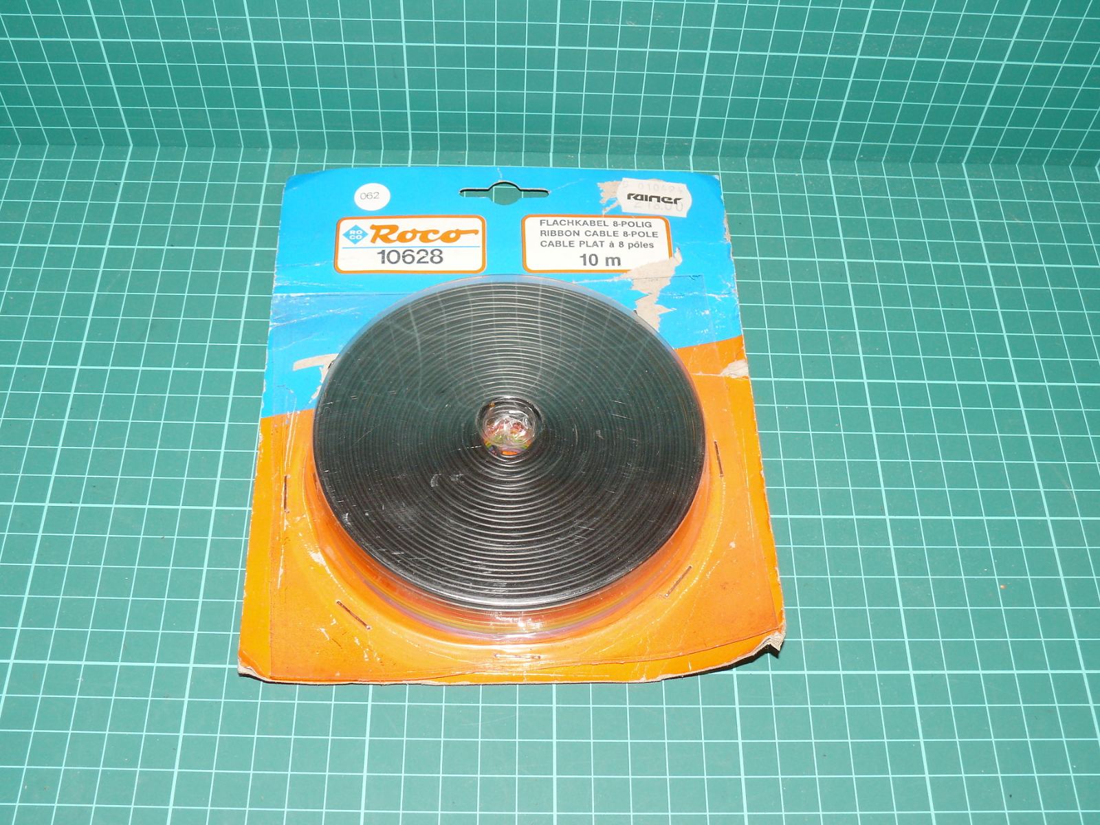 Roco 10628 – Plochý vícežilový vodič / páskový kabel 8pólový, 10 m – Napájení