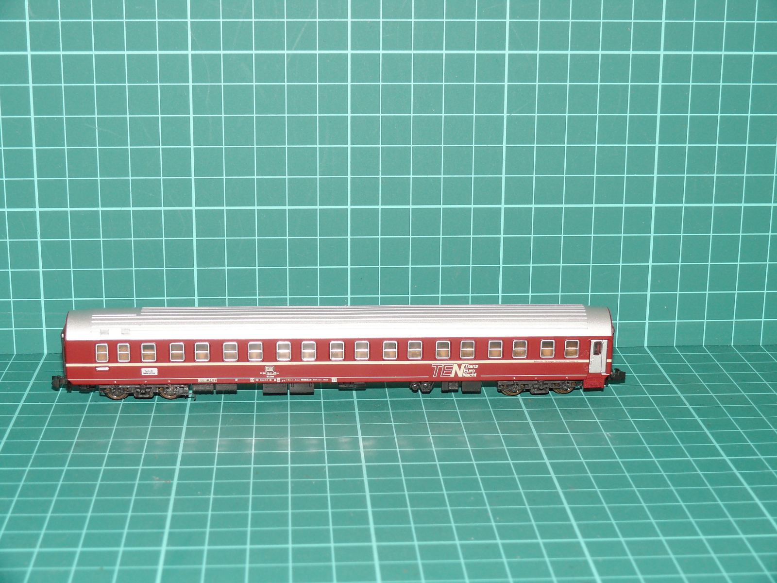 Roco N 24268 (02268 A) - Lůžkový vůz řady WLABmh 174 DB (TEN Trans Euro Nacht), ep. IV – N