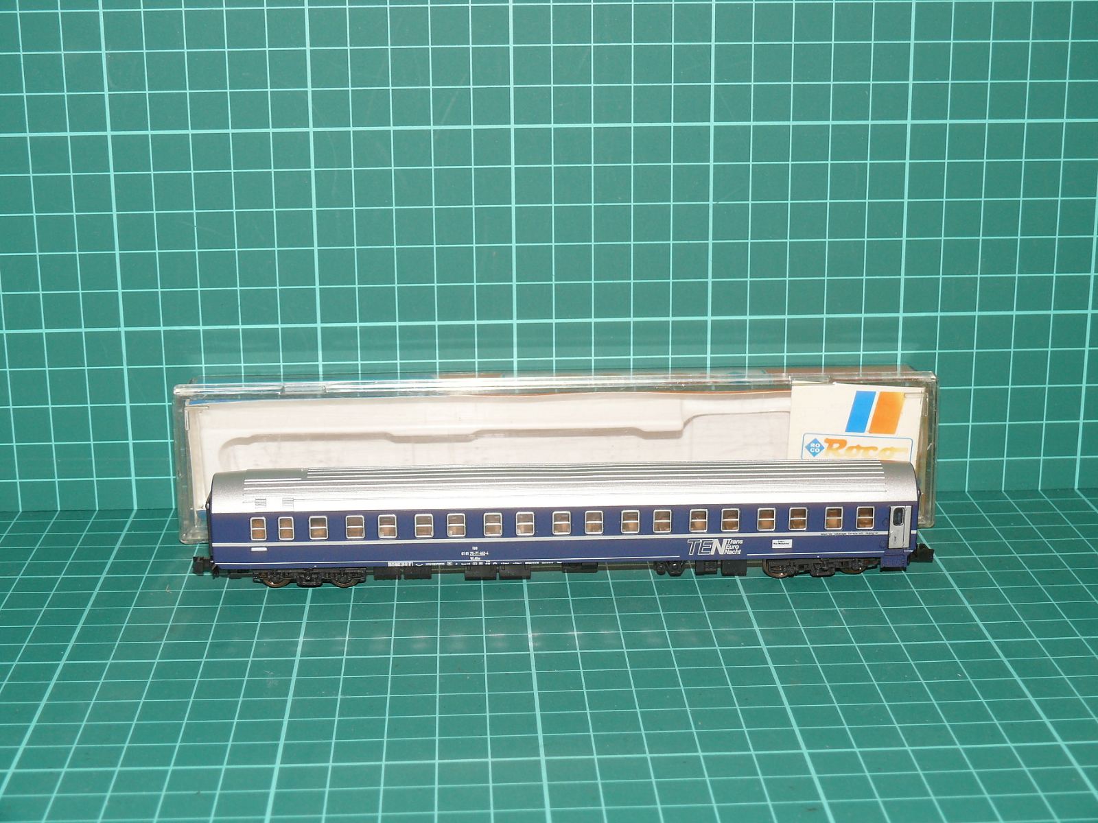 Roco N 24279 - Čtyřnápravový lůžkový vůz WLABmh 174 "TEN - Trans Euro Nacht" (DB), Ep. IV – N