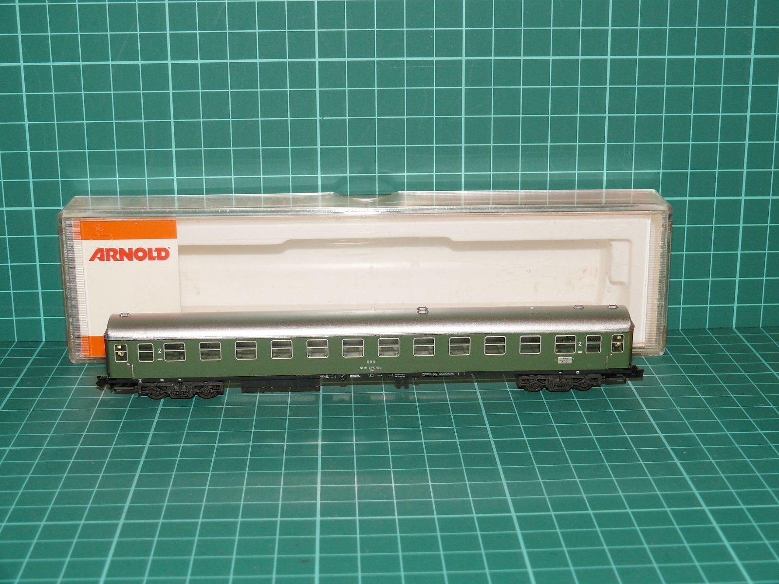Arnold N 3789 OE Čtyřnápravový rychlíkový osobní vůz 2. třídy Bm 234 DB, ep. IV – N