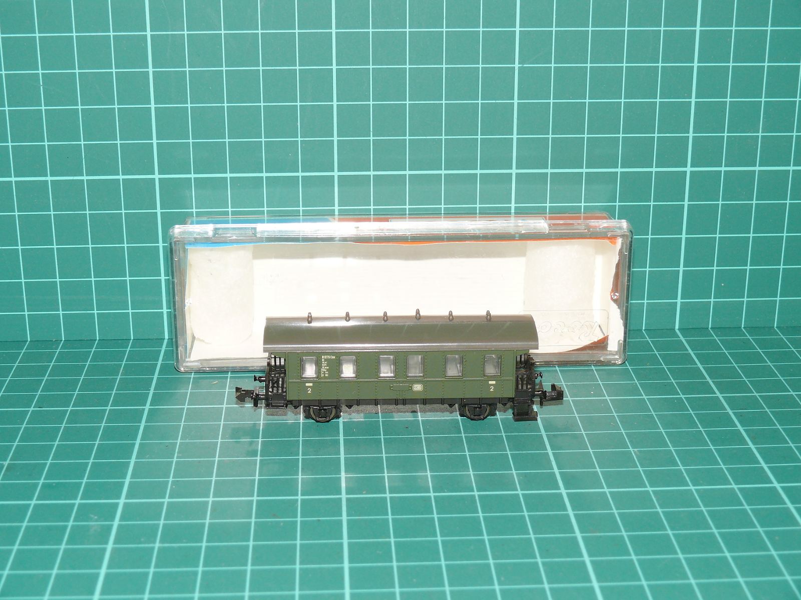 Roco N 25243 Dvounápravový osobní vůz Donnerbüchse DB, ep. III – N
