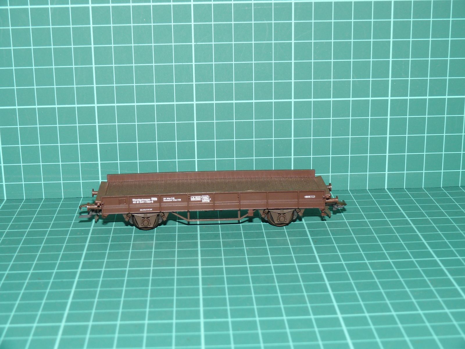 Roco H0 4363A Dvounápravový nízkostěnný / služební vůz ÖBB, ep. IV – H0