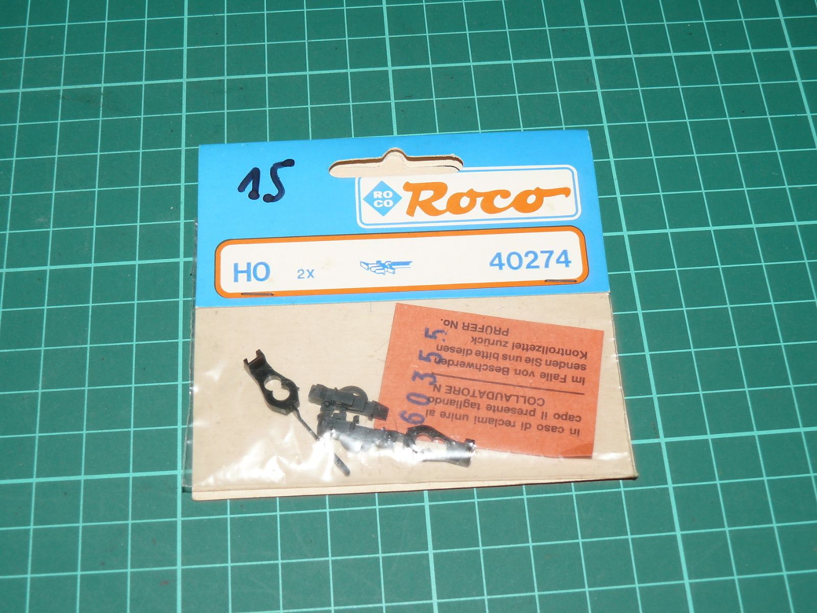 Roco H0 - Krátká spřáhla pro kinematiku (2 ks), kat. č. 40274 – H0