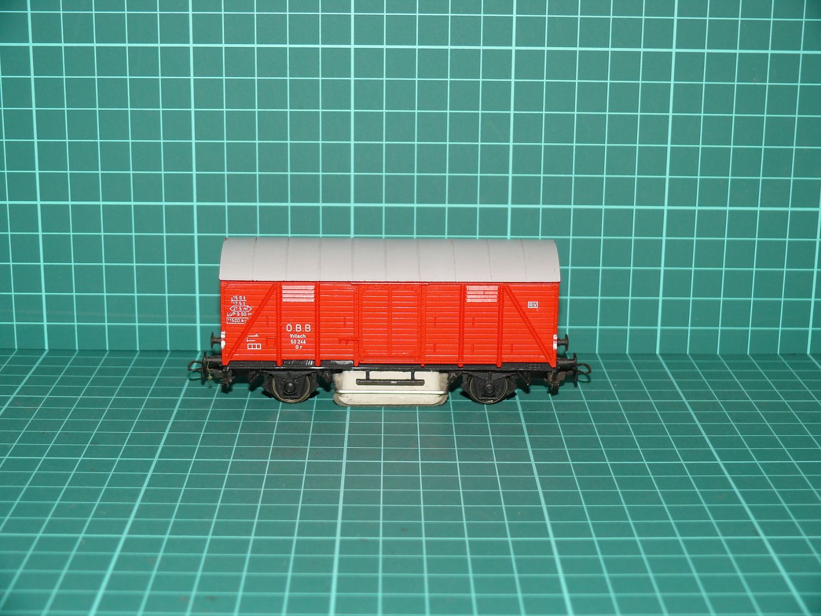 Kleinbahn H0 – Dvounápravový čistící vůz kolejí Gr / Villach (kat. č. 321 / 322), ÖBB – H0