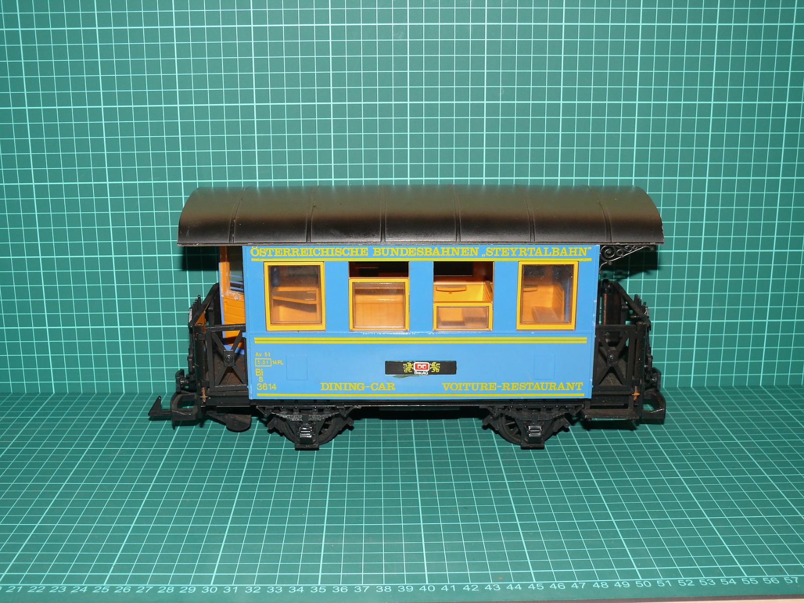 LGB 3014 G – Dvounápravový jídelní/restaurační vůz „Österreichische Bundesbahnen Steyrtalbahn / Dining-Car“ – Jiné velikosti