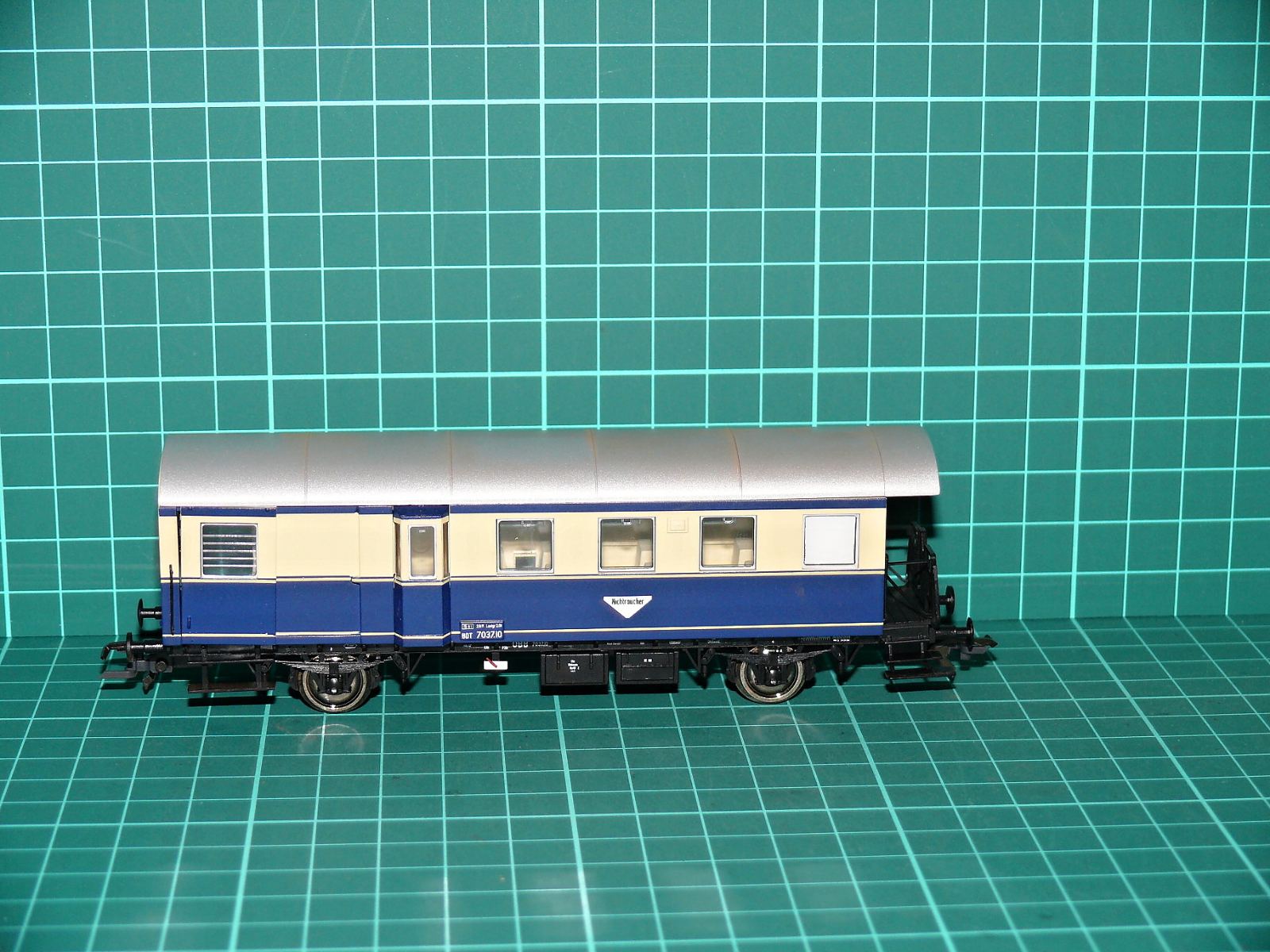Roco - ÖBB BDihx 7037.10 Služební/osobní dvounápravový vůz (Spantenwagen) – H0