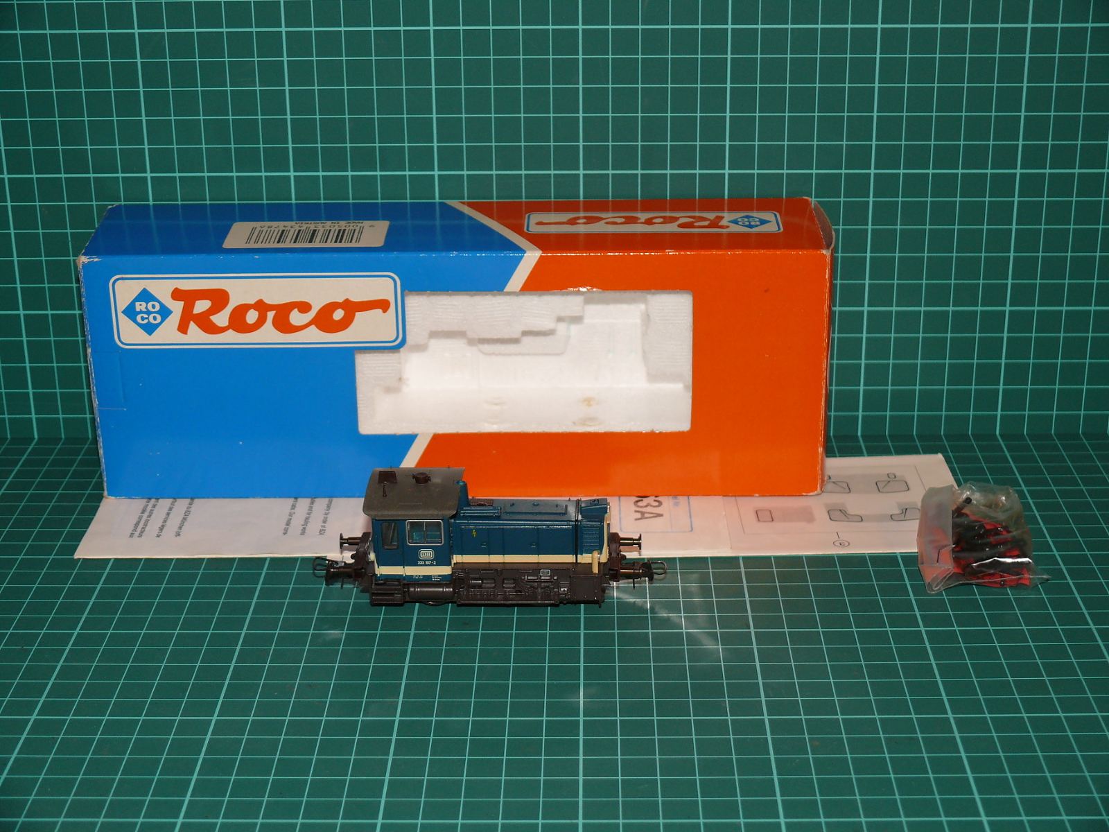 Roco H0 43478 – Malá dieselová posunovací lokomotiva Köf III / BR 333 197-2, DB (Ep. IV, DC) – H0