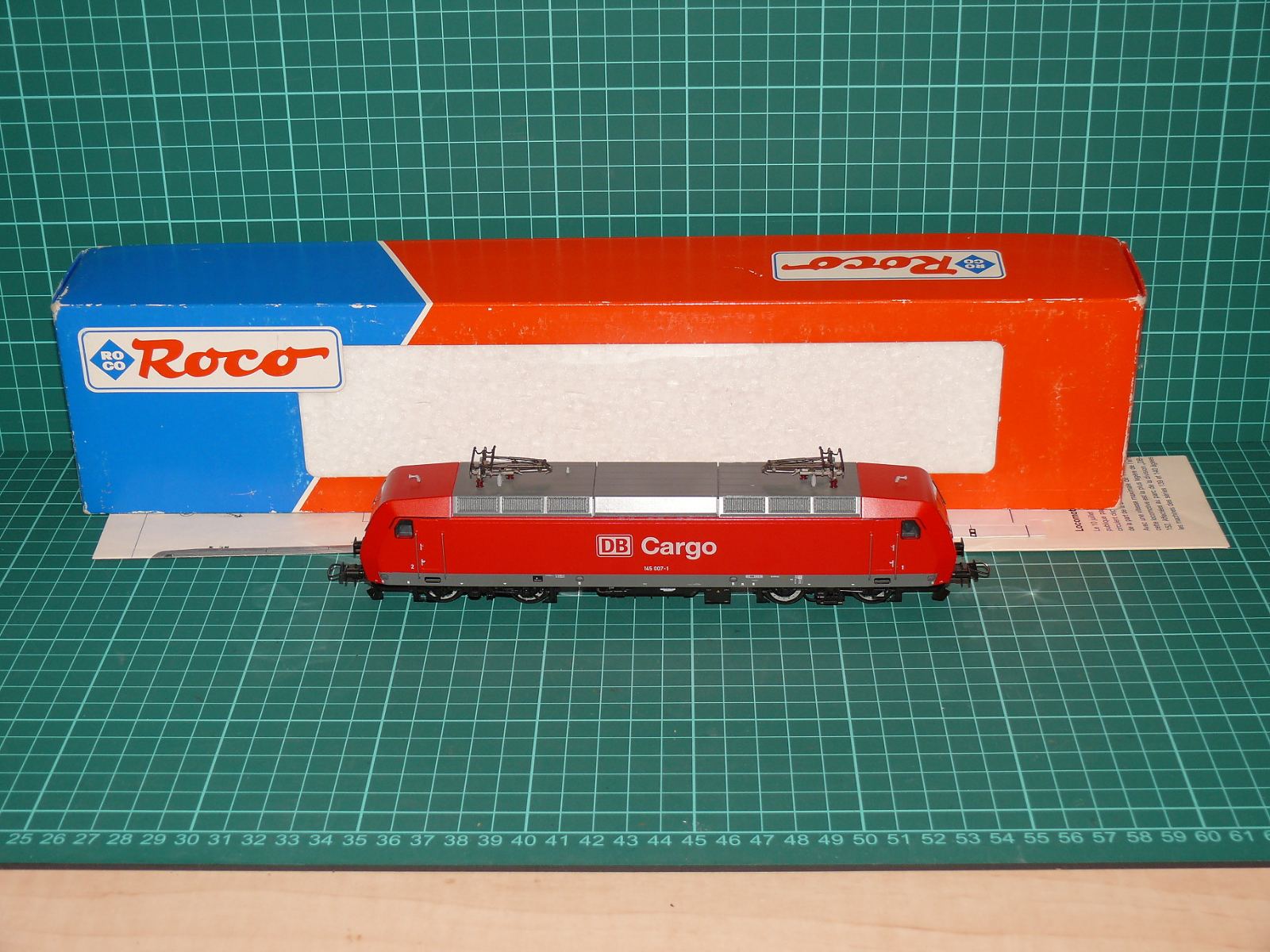 Roco H0 63560 – Elektrická lokomotiva řady 145 (BR 145 007-1) "DB Cargo", DB AG (Ep. V, DC) – H0